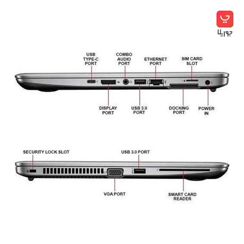 لپ تاپ استوک اچ پی HP EliteBook 840 G3 i7 | 8GB | 256GB SSD